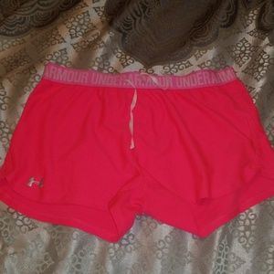 Pink Under Under Armour Shorts